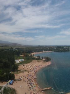 набережная бостери иссык-куль, вид слева